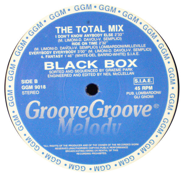 Black Box : Bright On Time (12")