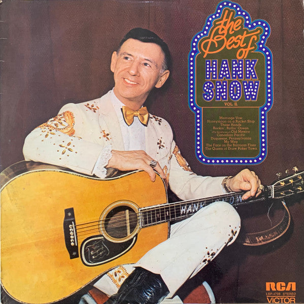 Hank Snow : The Best Of Hank Snow, Vol. II (LP, Comp)