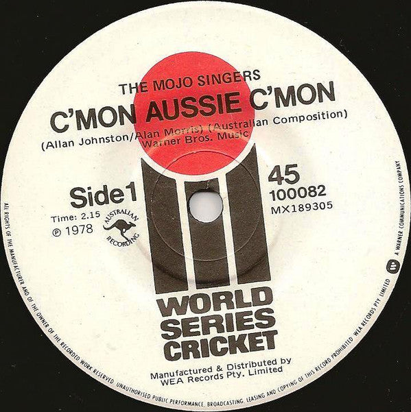 The Mojo Singers : C'mon Aussie C'mon (7", Single)