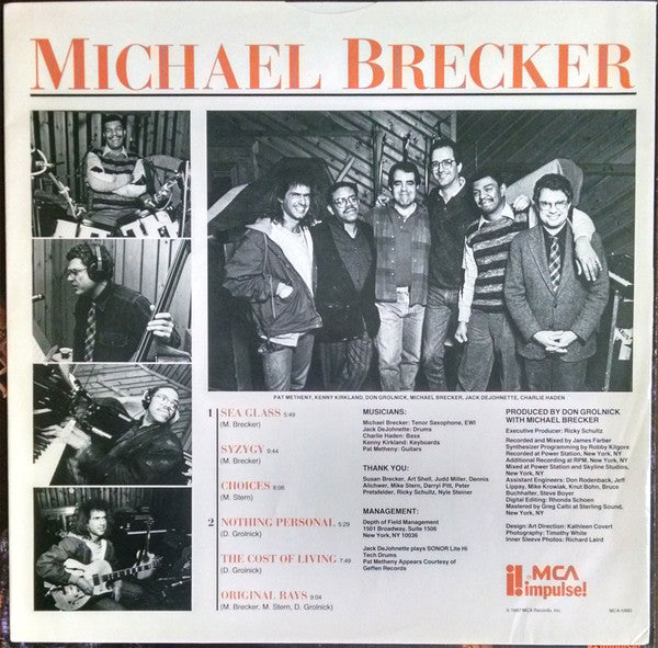 Michael Brecker : Michael Brecker (LP, Album)