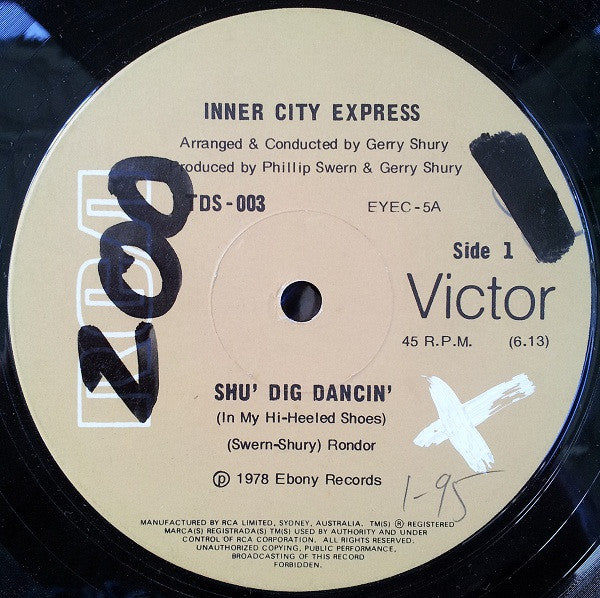 Inner City Express : Shu' Dig Dancin' (In My Hi-Heeled Shoes) (12")