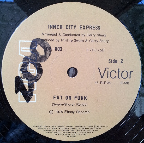 Inner City Express : Shu' Dig Dancin' (In My Hi-Heeled Shoes) (12")