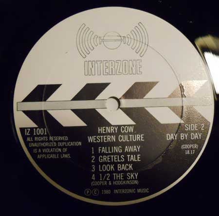Henry Cow : Western Culture (LP, Album)