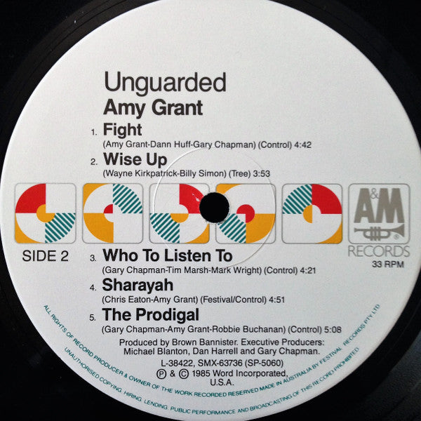 Amy Grant : Unguarded (LP, Album)