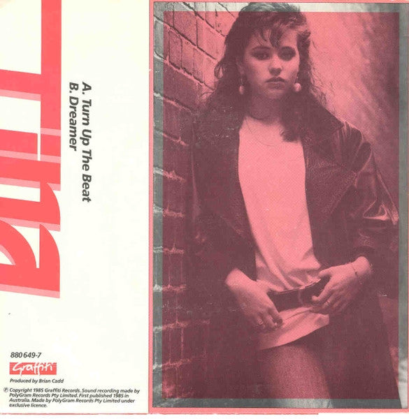 Tina* : Turn Up The Beat (7", Single)