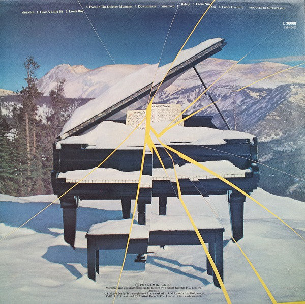 Supertramp : Even In The Quietest Moments... (LP, Album)