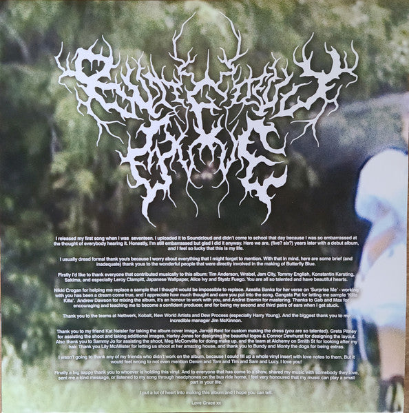 Mallrat : Butterfly Blue (LP, Album, Pin)