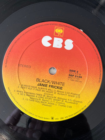 Janie Fricke : Black & White (LP)