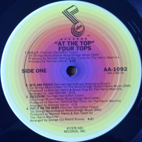 Four Tops : At The Top (LP, Album, Ter)