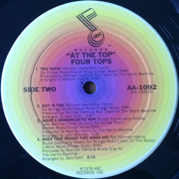 Four Tops : At The Top (LP, Album, Ter)