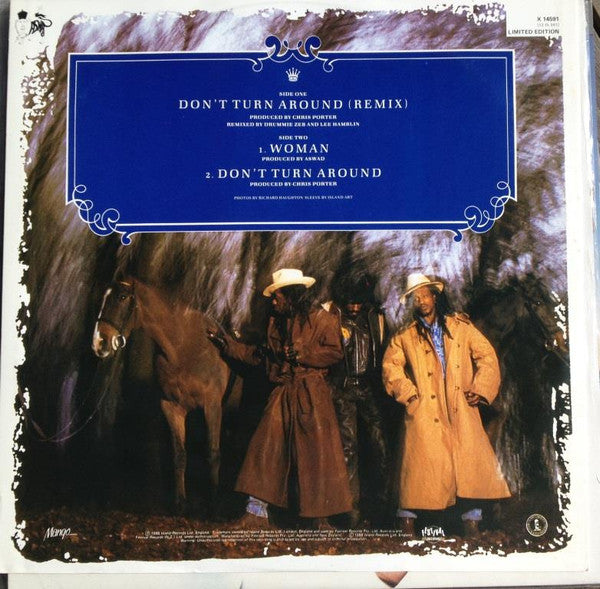 Aswad : Don't Turn Around (12", Single, Ltd)