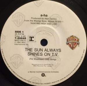 a-ha : The Sun Always Shines On T.V. (7&quot;, Single)