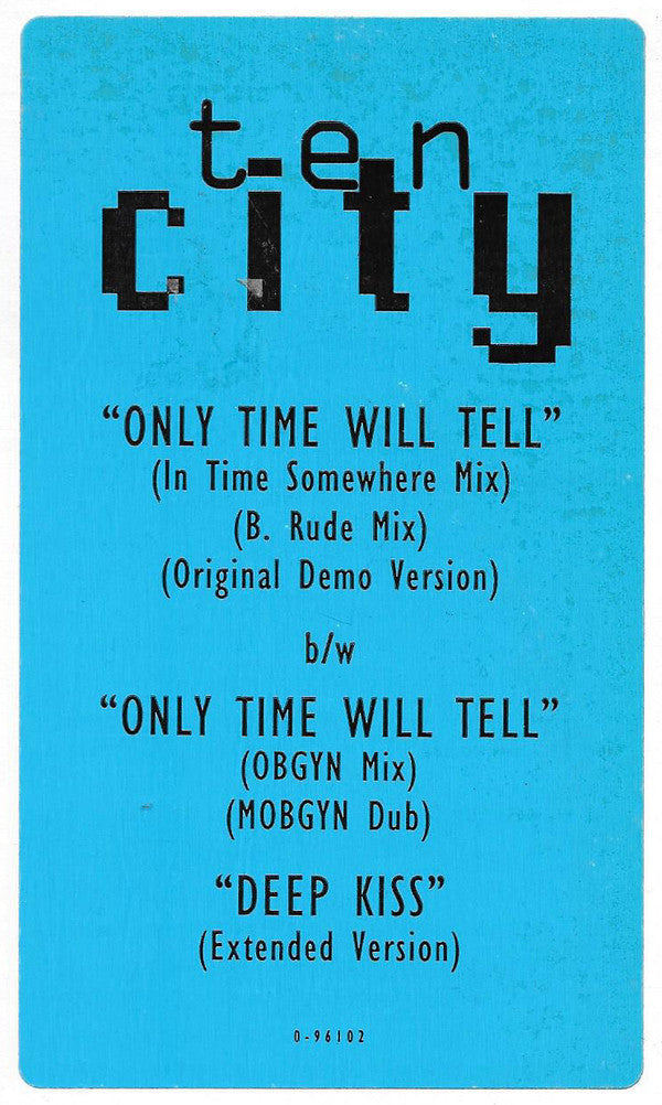 Ten City : Only Time Will Tell (12", Promo)