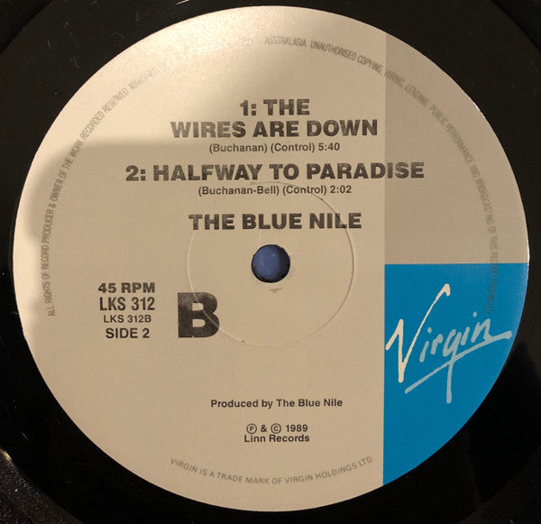 The Blue Nile : The Downtown Lights (12")