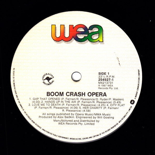 Boom Crash Opera : Boom Crash Opera (LP, Album)