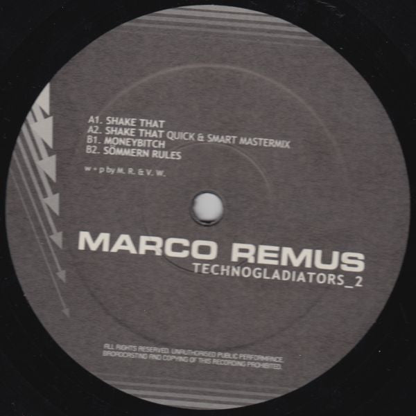 Marco Remus : Technogladiators_2 (12")