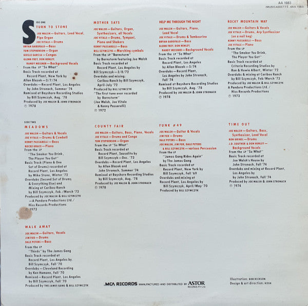 Joe Walsh : The Best Of Joe Walsh (LP, Comp, Blu)