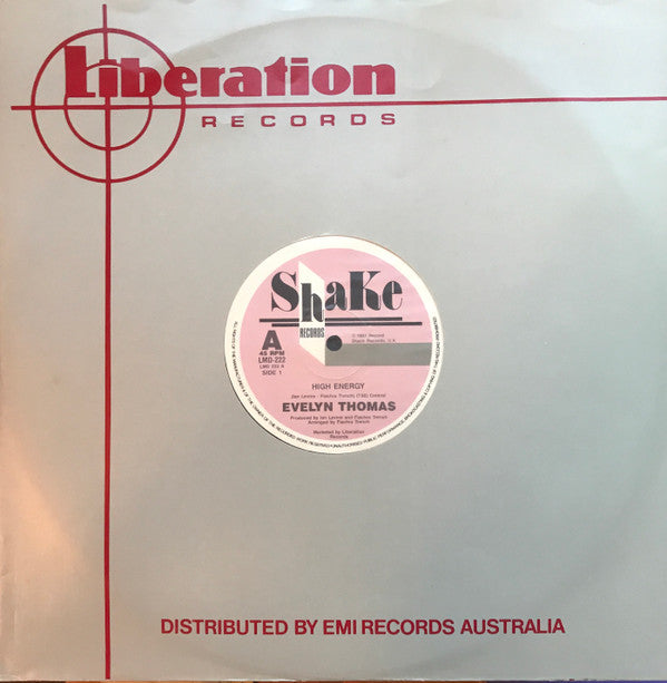 Evelyn Thomas : High Energy (12")