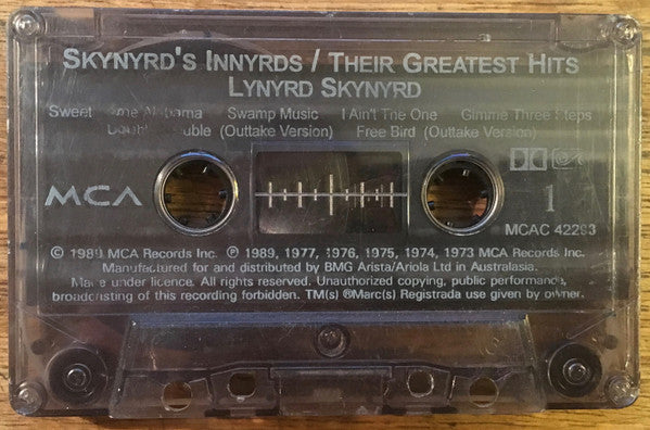 Lynyrd Skynyrd : Skynyd's Innyrds / Their Greatest Hits (Cass, Comp, Dol)