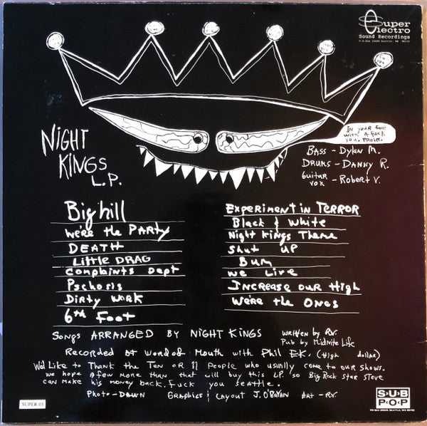 Night Kings : Increasing Our High (LP, Album, Red)