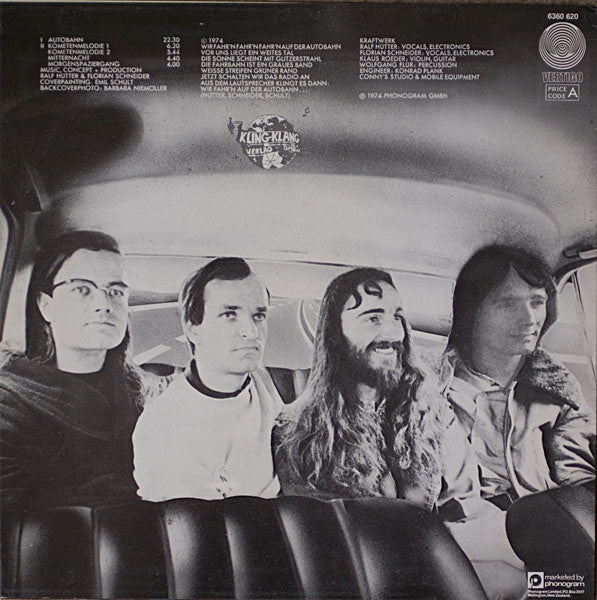 Kraftwerk : Autobahn (LP, Album, RE)
