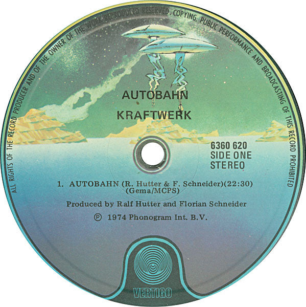 Kraftwerk : Autobahn (LP, Album, RE)