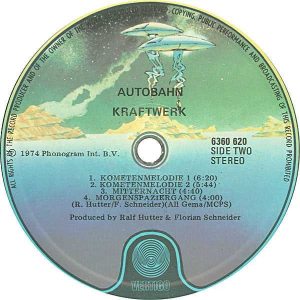 Kraftwerk : Autobahn (LP, Album, RE)