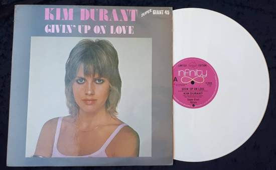 Kim Durant : Givin&#39; Up On Love (12&quot;, Whi)