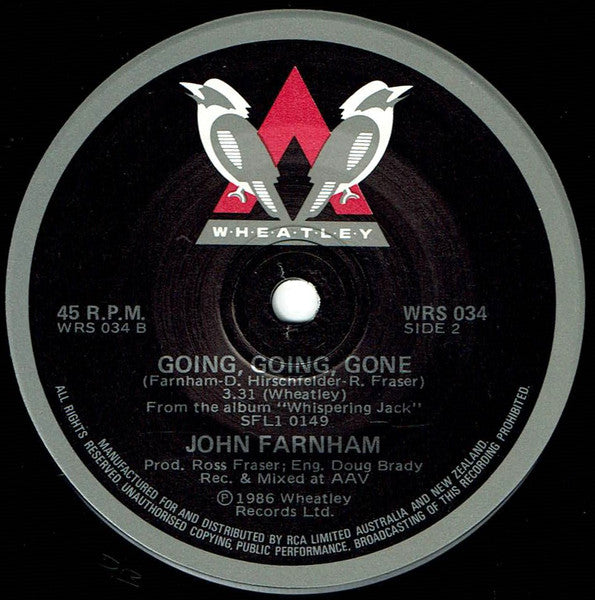 John Farnham : You're The Voice (7", Single)