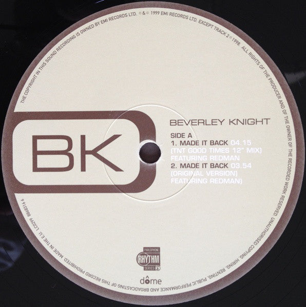 Beverley Knight : Made It Back '99 (12")
