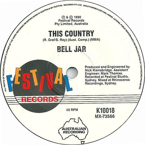 Bell Jar : Bitter Taste (7", Single, Ltd)