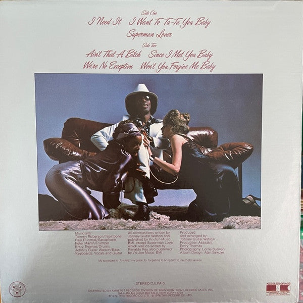 Johnny Guitar Watson : Ain't That A Bitch (LP, Album, San)