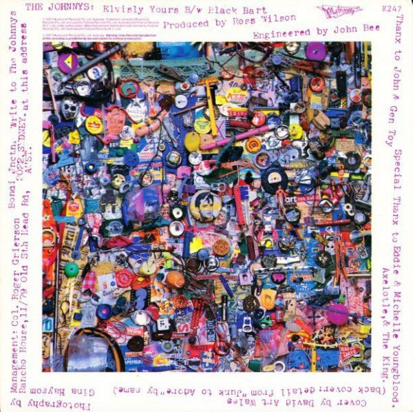 The Johnnys : Elvisly Yours (7", Single)