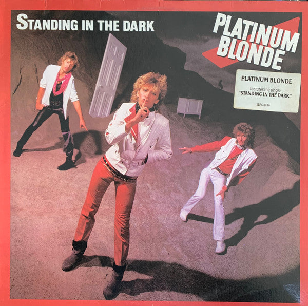 Platinum Blonde : Standing In The Dark (LP, Album, Promo)