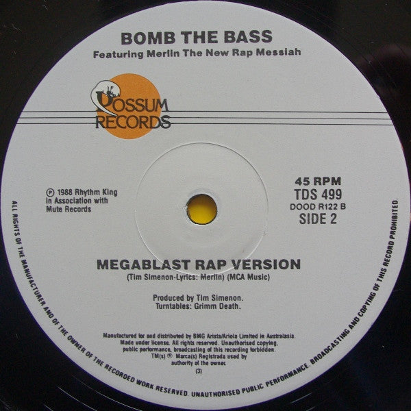 Bomb The Bass : Don't Make Me Wait (12")