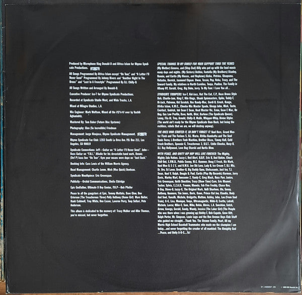 Donald D : Notorious (LP, Album)