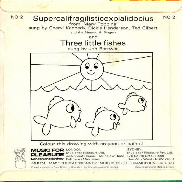 Various : Supercalifragilisticexpialidocius / Three Little Fishes (7")