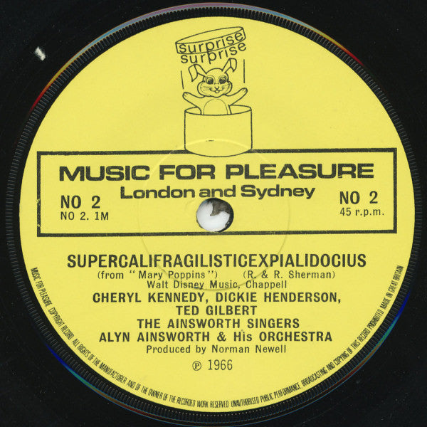 Various : Supercalifragilisticexpialidocius / Three Little Fishes (7")