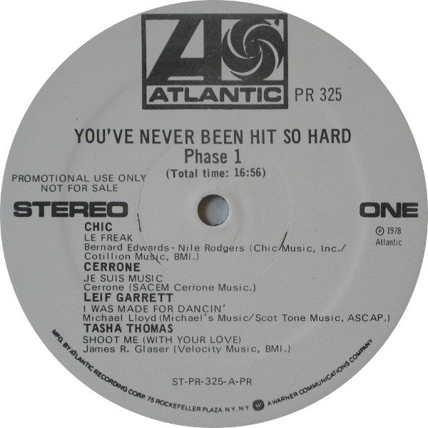 Various : You've Never Been Hit So Hard Phase 1 (LP, Comp, Mixed, Promo)