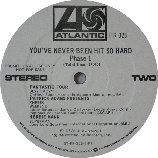 Various : You've Never Been Hit So Hard Phase 1 (LP, Comp, Mixed, Promo)
