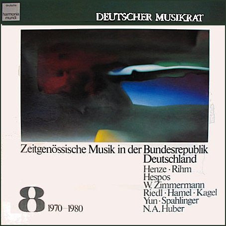 Various : Zeitgenössische Musik In Der Bundesrepublik Deutschland 8 (1970-1980) (3xLP + Box)