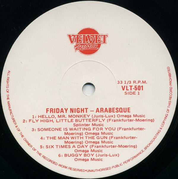 Arabesque : Friday Night (LP, Album)