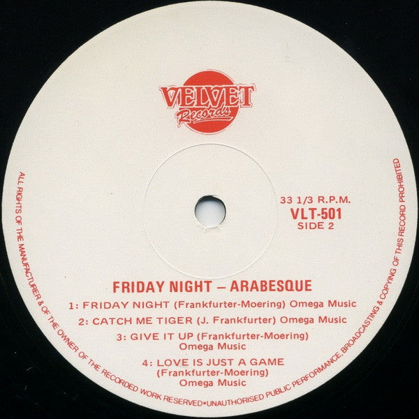 Arabesque : Friday Night (LP, Album)