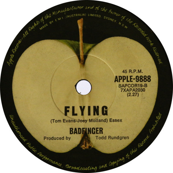 Badfinger : Baby Blue (7", Single, Mono, RE)