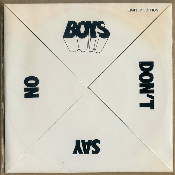 Boys : Don't Say No (7", Single, Ltd)