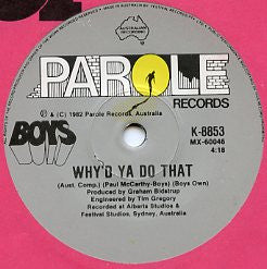 Boys : Don't Say No (7", Single, Ltd)