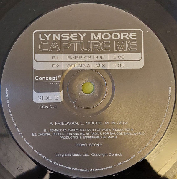 Lynsey Moore : Capture Me (12&quot;, Promo)