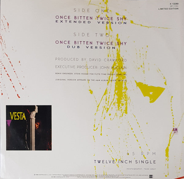 Vesta Williams : Once Bitten Twice Shy (12")