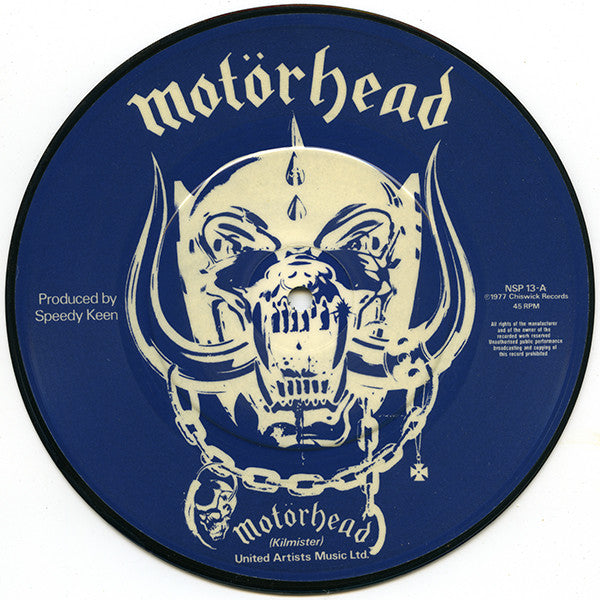 Motörhead : Motörhead (7", Pic, RE, Blu)
