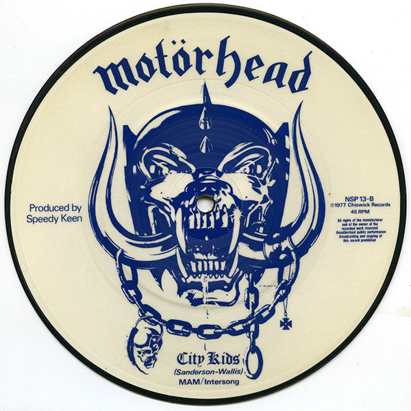 Motörhead : Motörhead (7", Pic, RE, Blu)